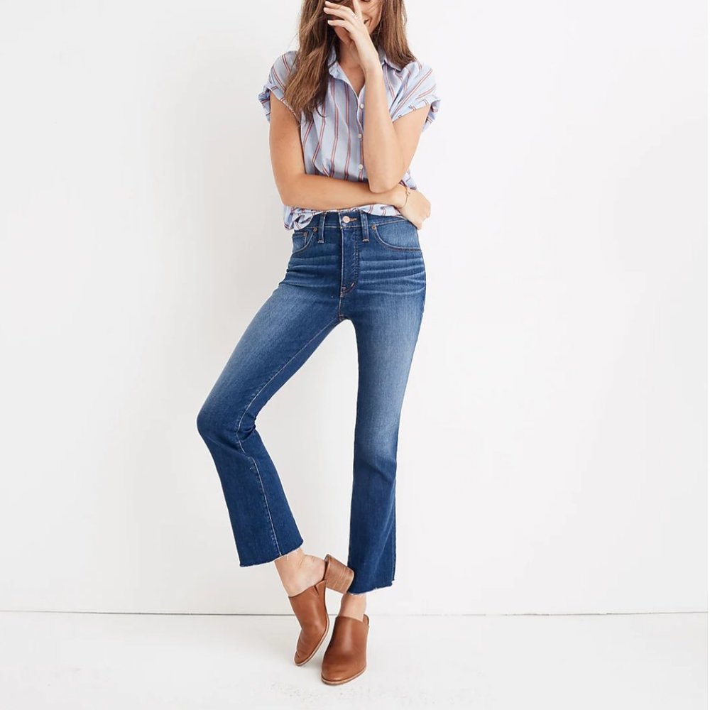 Madewell Tall Cali Demi-Boot Jeans in Marco Wash